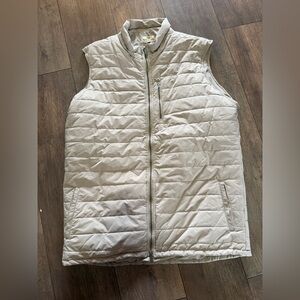 KING RANCH  Light Gray Quilted Vest xxl